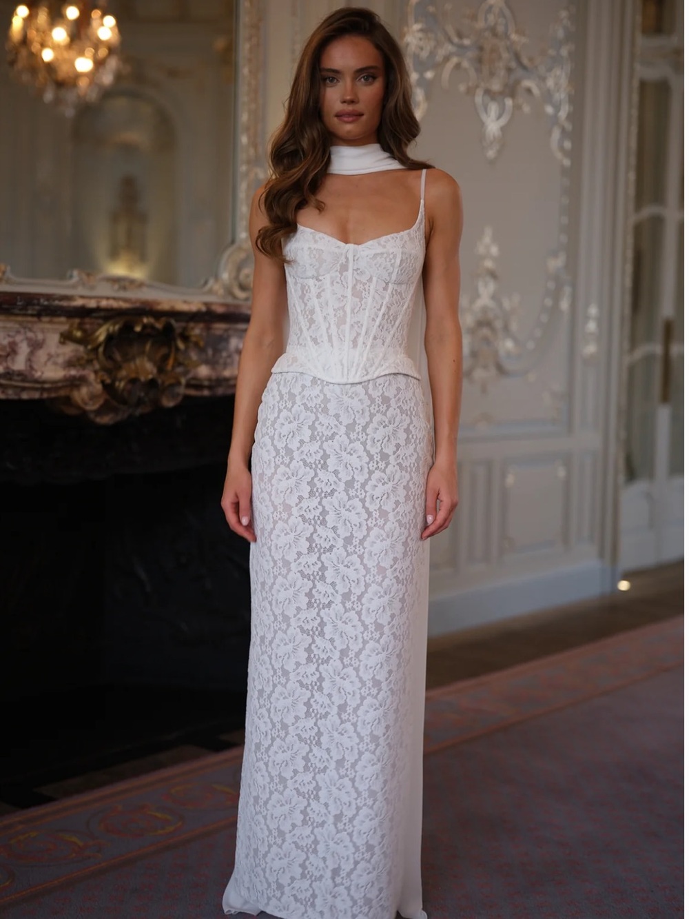 Rosie Etienne Penelope Lace Gown - welcome party/bridal shower/ rehearsal dinner
